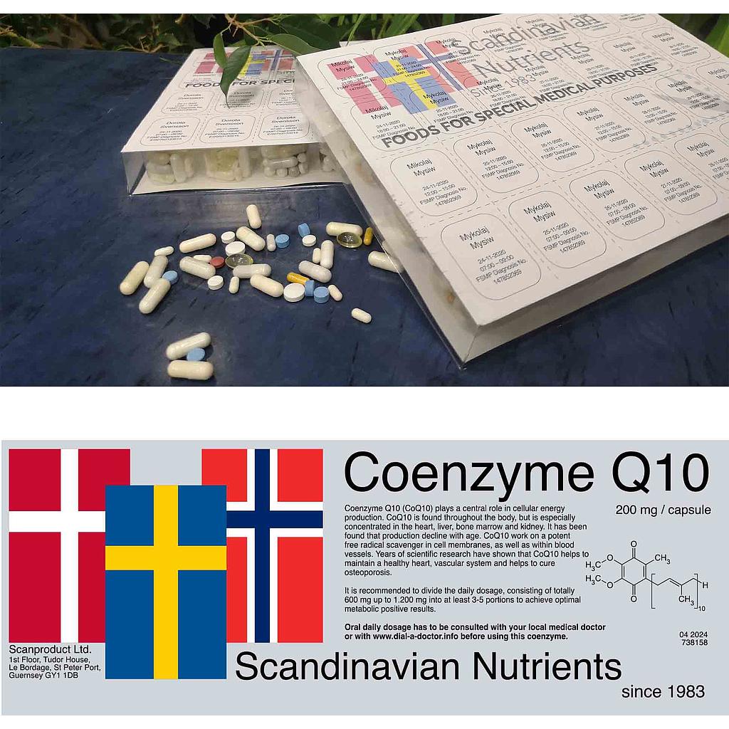 Coenzyme Q10 200mg/28 days