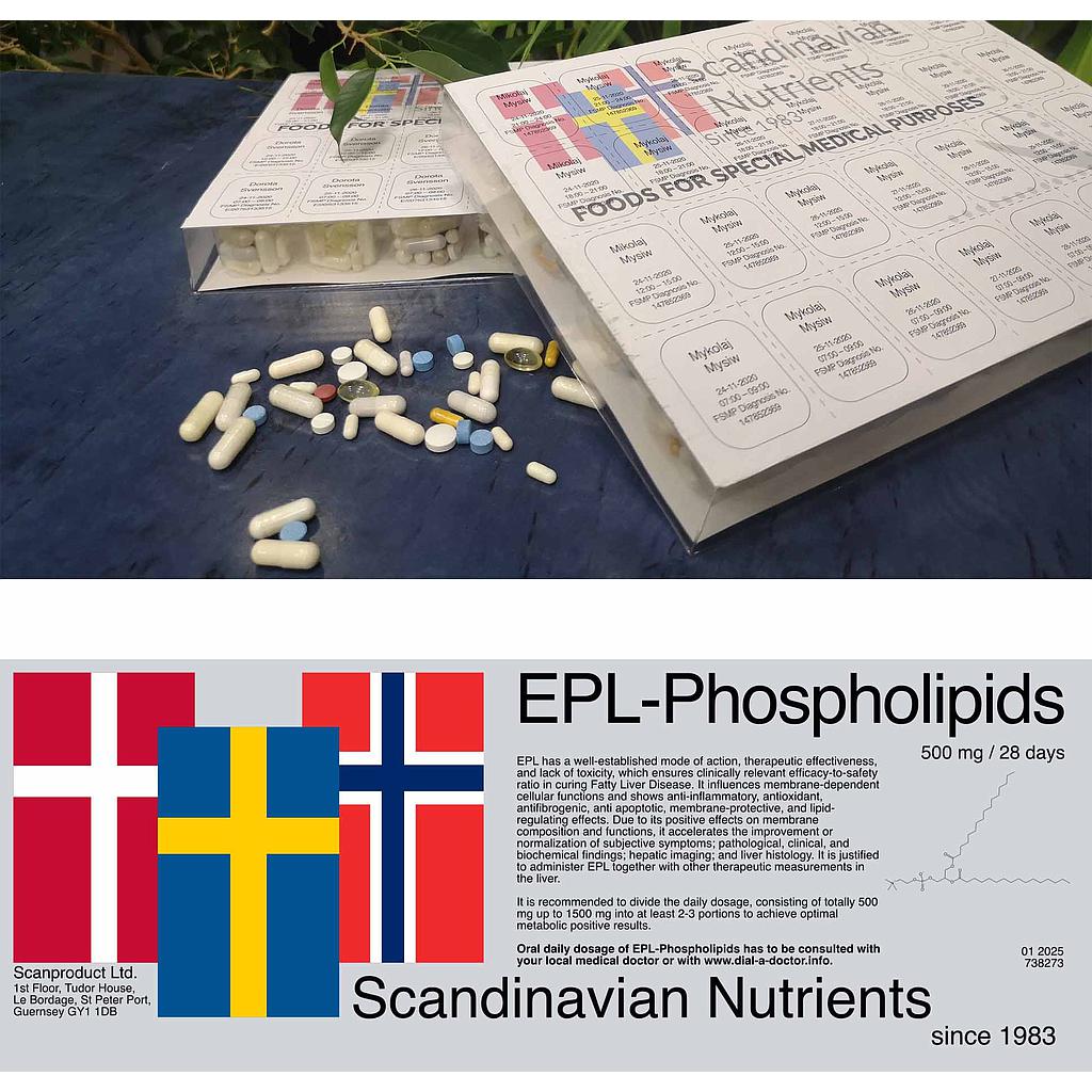 EPL-Phospholipids 500mg/28 days